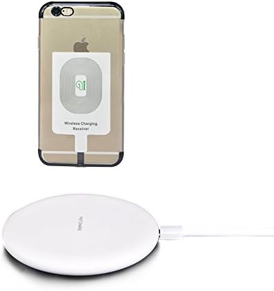 Wireless Charger Kit for iPhone 5/5S/5C, iPhone 6/6Plus, iPhone 6S/6S Plus, iPhone 7/ 7Plus, iPhone 7S/7S Plus, Safety protection. (Black)