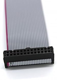 5PCS 20CM 26P 26 Way F/F IDC Flat Ribbon Cable Connector Gray