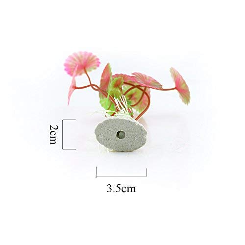 DLOnline 20 Pack Artificial Aquarium Plants Fish Tank Decorations Home Décor Plastic (10 Style)
