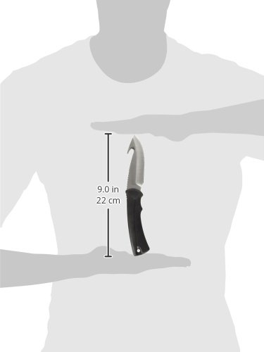 Buck Knives 679 BuckLite MAX Large Guthook Fixed Blade Knife with Heavy-Duty Nylon Sheath
