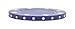 Brybelly Suited Poker Chips (50-Piece), Purple, 11.5gm