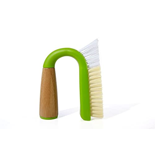 Full Circle Grunge Buster Grout & Tile Scrub Brush, Green