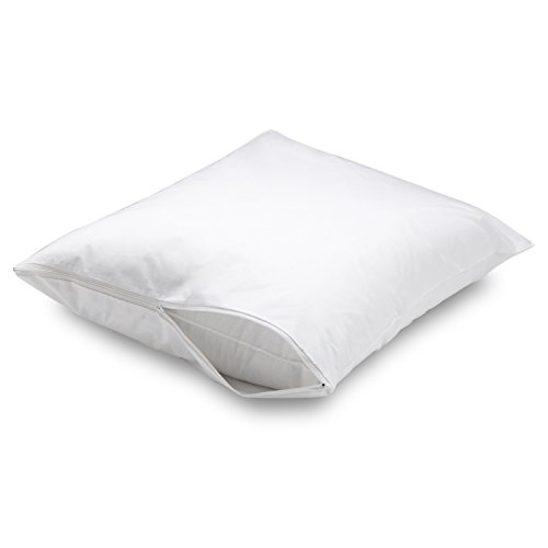 Aller-Ease Water Proof Allergy Protection Zippered Pillow Protector, King