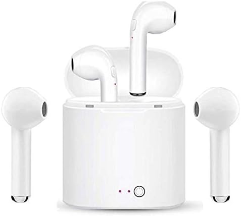 Bluetooth Headphones Earbuds Earphones in-Ear for Sport Earphones Stereo Sound Noise Cancelling 2 Built-in Mic Earphones with Airpods Portable Case