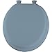 Mayfair 13EC 034 Soft Cushioned Toilet Seat, 1 Pack Round, Sky Blue
