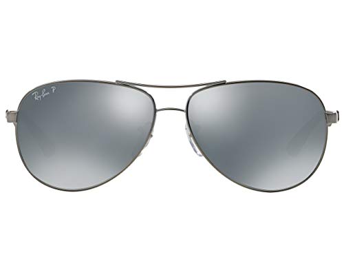 Ray Ban Rb8313 Polarized Carbon Fibre Aviator Unisex Sunglasses
