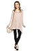 Frumos Womens Long Sleeve Handkerchief Hem Tunic Top T Shirts