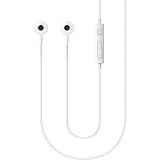 Samsung HS130 Wired Stereo Earbud 3.5mm universal headset with In-Line Multi-Function Answer/Call Button (White) (Renewed)