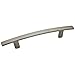 Cosmas® 2363-96SN Satin Nickel Subtle Arch Cabinet Hardware Handle Pull - 3-3/4" (96mm) Hole Centers