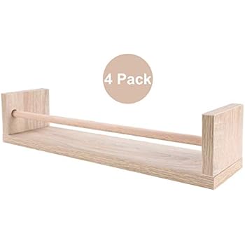 natural wood shelves nursery