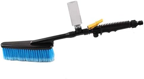 DHmart Durable Car Wash Brush Auto Exterior Retractable Long Handle Water Flow Switch Foam Bottle Car Cleaning Brush