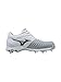 Mizuno Women's 9-Spike Advanced Sweep 3 Softball Shoe, White, 9 D US