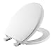 MAYFAIR 20SLOWE Toilet Seat will Slow Close and Never Come Loose, ROUND, Long Lasting Plastic, White