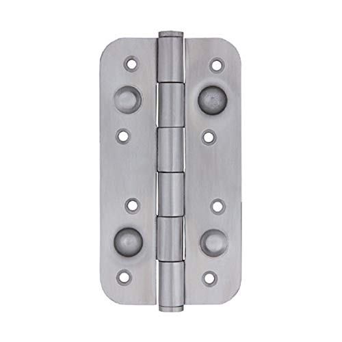 Jdel 0 Safety Hinge for Door Without Finishing Round Edge Radius 12 Nickel 150 x 80, 150x80
