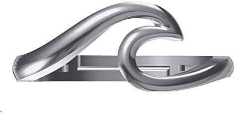 925 Sterling Silver Ocean Wave Free Size Adjustable Ring for Woman & Girl
