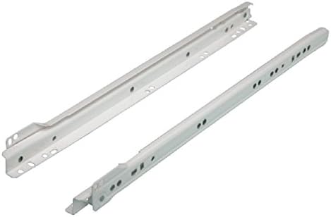 22 inch White Euro Drawer Glides Side Mount Drawer Slide