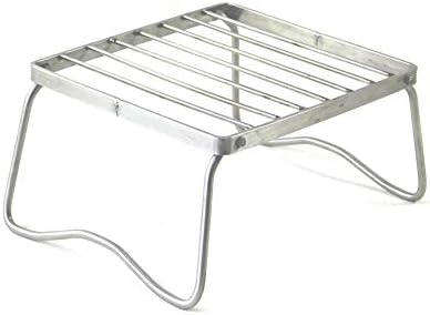 Stainless Steel Folding Barbecue​ Grill, Portable Outdoor Camping Grill Bracket Burner Stove Stand Bracket Holder ​for Camping Travelling Picnic BBQ​(S)