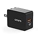 USB Wall Charger Quick Charge 18W, QC 3.0 Adapter Omars Portable Travel Charger Plug Fast AC Power Adapter