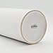 Harbour Housewares Bathroom Toilet Brush & Holder Set - White Ceramic/Metal Handle