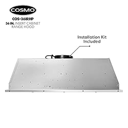 COSMO COS-36IRHP 36 in. Insert Range Hood with Push