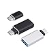 USB Type C Adapter, 2-Pack USB C to USB 3.0 A OTG Adapter + 1-Pack USB C to Micro USB 2.0 Convertor (Male to Female) for MacBook, Sumsung Galaxy S9/8, MacBook, Sony XZ, LG V20 and More Type C Devices