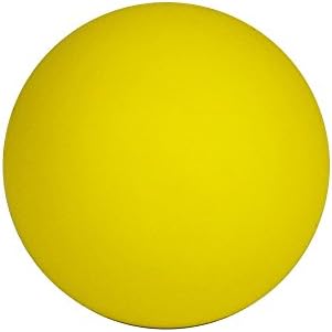 Massage Lacrosse Ball Deep Tissue by YaYi - Free Carry Bag - Crossfit Solid Rubber Exercise Balls - Great for Back Neck Foot Hand Massager, Myofascial Release, Muscle Relaxer, Acupoint Massage Yellow