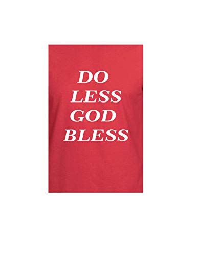 ALLNTRENDS-Mens-T-Shirt-Do-Less-God-Bless-Positive-Inspiration-Shirt