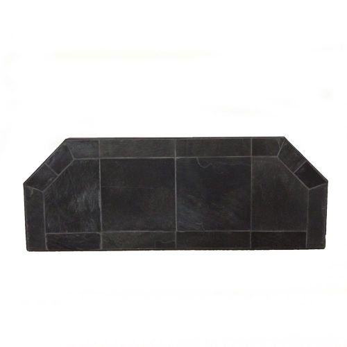 HearthDistribution SP10BS 18 x 48 in. Hearth Extension Black Slate