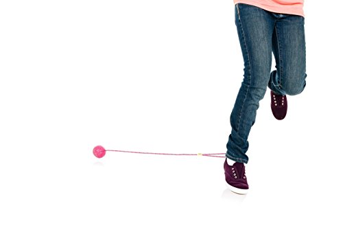 Just Jump It Skipper Ball-Skip Ball Toy - Active Outdoor Youth Fitness Toy - Yellow