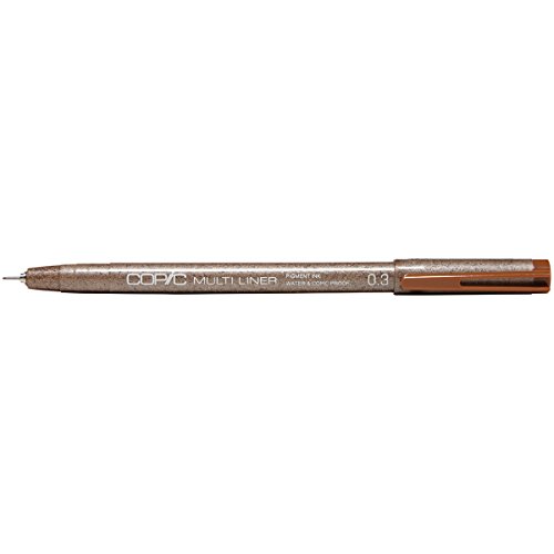 Copic Marker Multiliner Sepia Tip Ink Pen, 0.3 mm