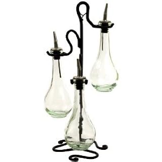 Chic Olive Oil Vinegar Kitchen Dispenser Decorative Bottle Set