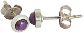 Fabulous Sugilite Gemstone Stud Silver Earring 925 Sterling Silver Earring For Girls Jewellery 293