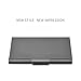 MaxGear Professional Aluminum Business Card Holder for Man and Women Slim Business Card Case Name Card Holder Anthracite Color