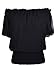 Anna-Kaci Womens Short Sleeve Ruffle Off Shoulder Smocked Waist Boho Blouse Tops
