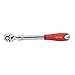 Neiko 03068A 1/2-Inch Drive Extendable Ratchet Handle | 72 Tooth Reversible Ratcheting Feature w/Soft Grip Handle | 12 to 17-1/2” Lengths, Red
