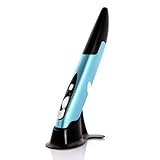 docooler 2.4GHz Wireless Optical Pen Mouse Adjustable 500/1000DPI for PC Android Blue