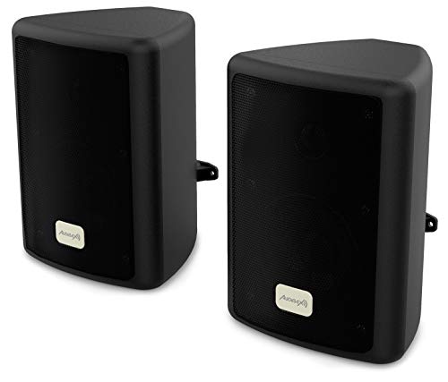 Audibax Pícolo PR-41 Altavoces Estantería HiFi y Sonorización 75 W Con soporte de Pared Incluido. Pareja