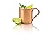 Gear Ultimate Moscow Mule Pure Copper Mug: 100% Solid Copper Cup, 16 Ounces, No Inner Linings, Perfect for Russian Moscow Mules, Cocktail and Cold Drinks, with Quick Cocktail Recipe Ebook