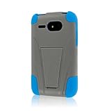 Empire MPERO IMPACT X Series Kickstand Case for Kyocera Event C5133 - Retail Packaging - Blue/Gray