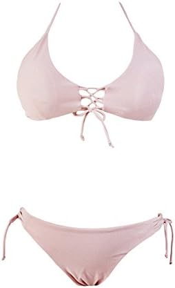 Moleigo Sexy Female Simple Swim Sport SwimmingWear Bikini