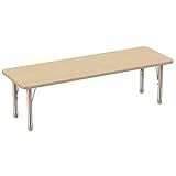 thumbnail image 2 of Dry-Erase Rectangular Activity Table With 2 Chairs, Adjustable, Blue 2 of 14