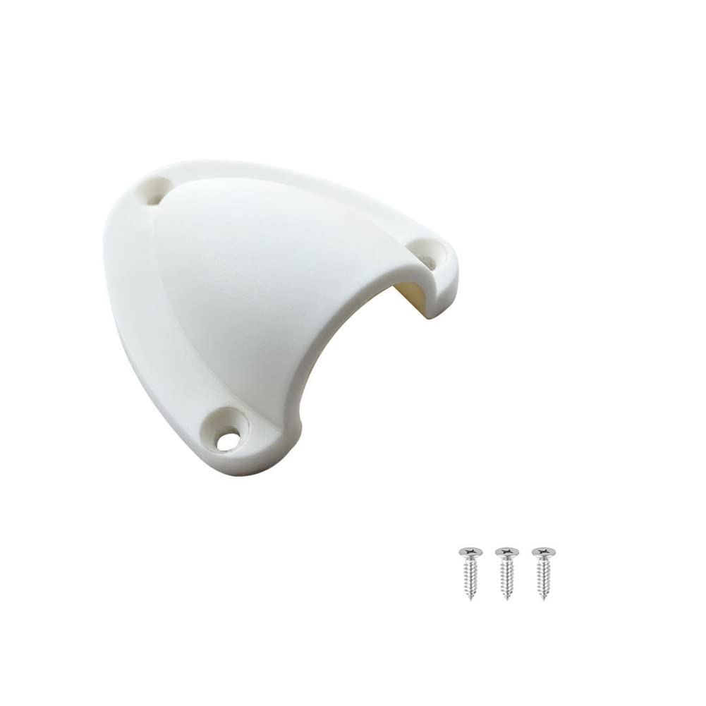 Marine Plastic Vent Caps, Asudaro Marine Vent Cover Guard Clam Shell Vent Wiring Cover Clamshell Ventilator For Boat Yacht (S Size: 70Mm X 60Mm X 25Mm,L Size: 80Mm X 70Mm X 25Mm)