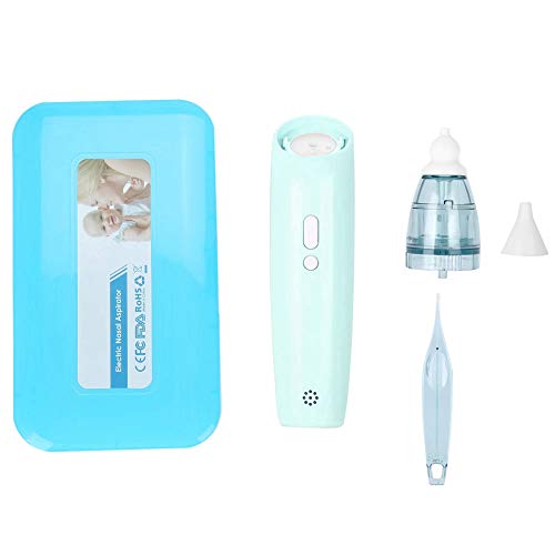 Baby Electric Nasal Vacuum Nasal Cleaner Powered by Universal USB Charging with 2 Sizes Nasal