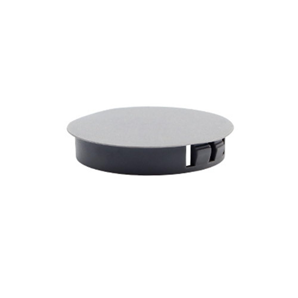 20mm Grey Plastic Plugs, 100 Pcs Locking Insert Hole Covers, End Caps for Tube Furniture Cabinet Screw