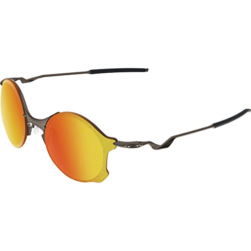 Oakley Mens Tailend Iconic Sunglasses, Pewter/Fire Iridium, One Size