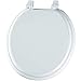 BEMIS 400TTA 000 Economy Toilet Seat, Durable Enameled Wood, ROUND, White primary