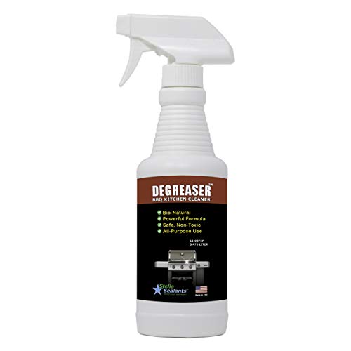 Degreaser - All-Purpose Heavy Duty Bio-Natural Unscented Cleaner Safe for BBQ Griller Kitchen Appliances Countertop Cabinets Shower Garage Driveway and Automotive (16oz) (Best Kitchen Appliance Cleaner)