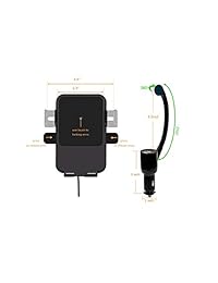 fabselection Cargador inalámbrico cargador qi estándar inalámbrico de carga Dock USB cargador de coche teléfono celular Soporte de coche para Samsung Galaxy  Nexus Nokia Lumia LG