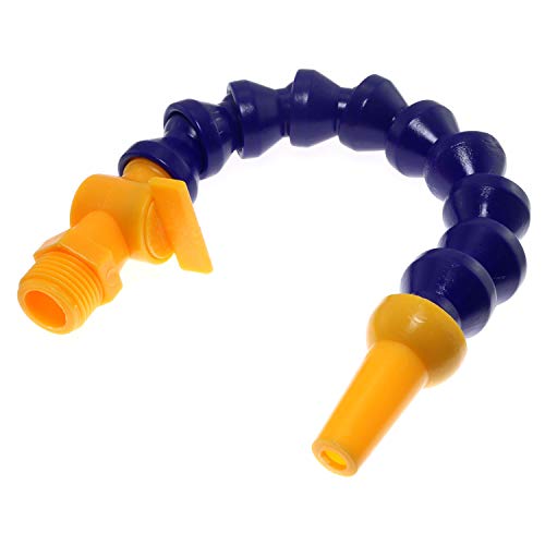 Magic&shell Coolant Pipe 2PCS G1/2 Thread Round Nozzle Flexible Water Oil Coolant Plastic Pipe Hose 11.81 Inch - Thumbnail 5