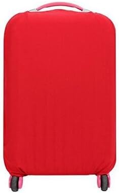 CREJOY - Extra Thick Suitcase Protective Anti-Scratch Luggage Cover (Multiple Color/Size) (L(26''~30''), Red)